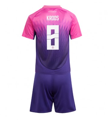 Tyskland Toni Kroos #8 Udebanesæt Børn EM 2024 Kort ærmer (+ korte bukser)